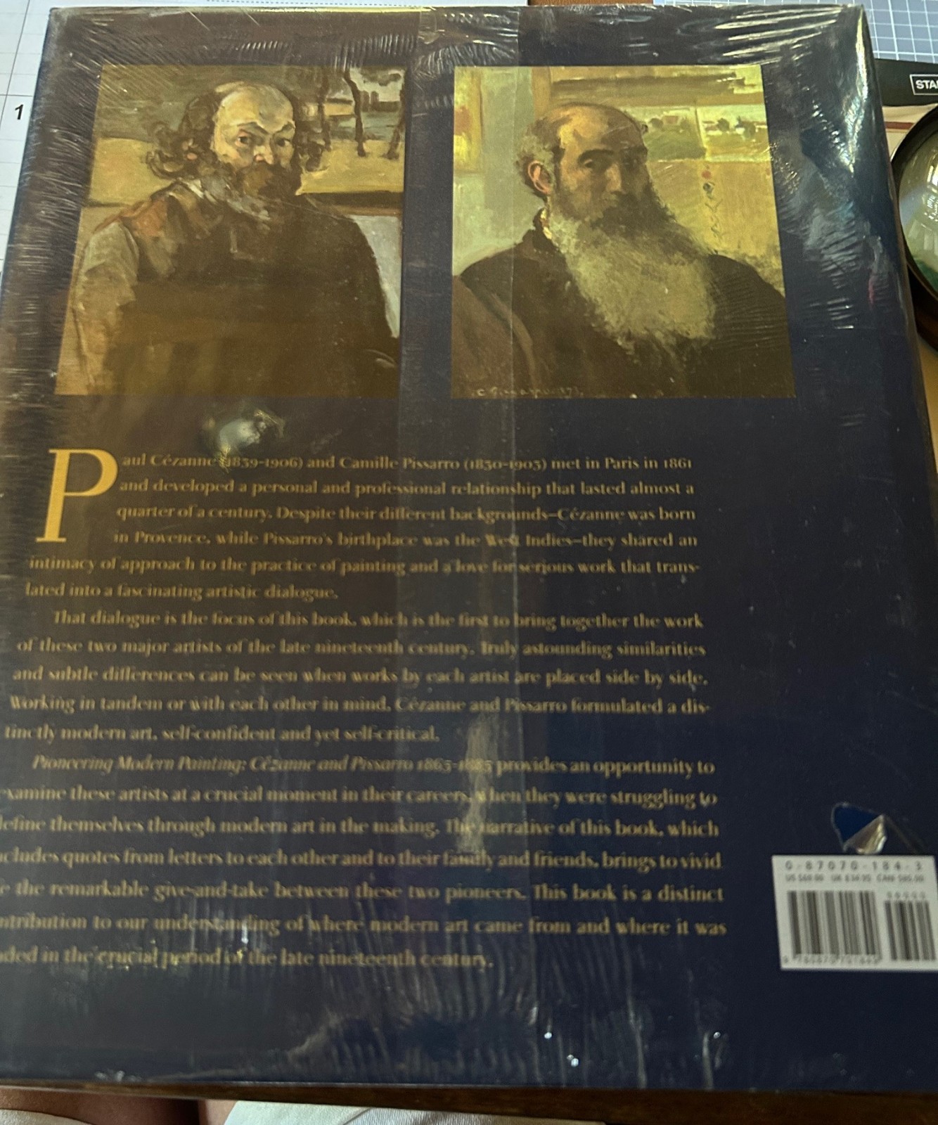 “Cezanne & Pissarro” Like new in Wrapper Oversize Book from MoMA 2005 Exhibition