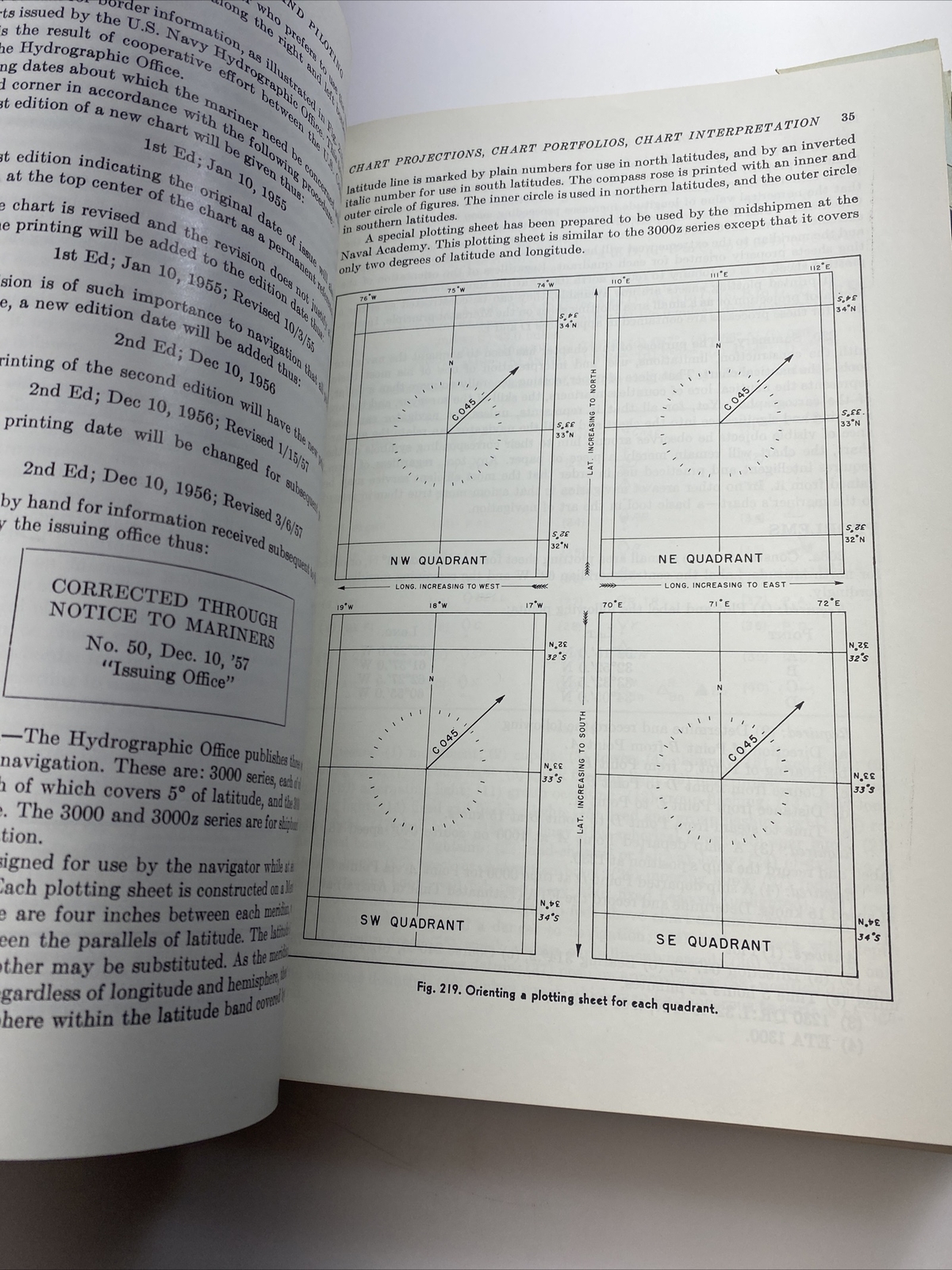 Dutton’s Navigation and Piloting 5th Printing 1963 by Hill Utegaard Riordan aby