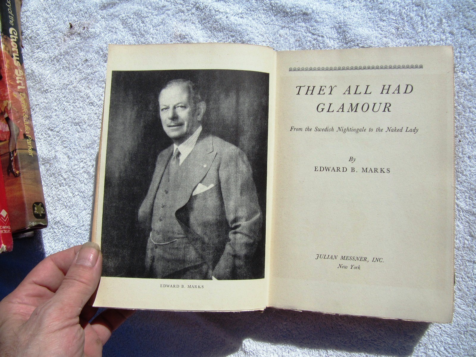 Edward Marks THEY ALL HAD GLAMOUR Swedish Nightingale to Naked Lady Vaudeville