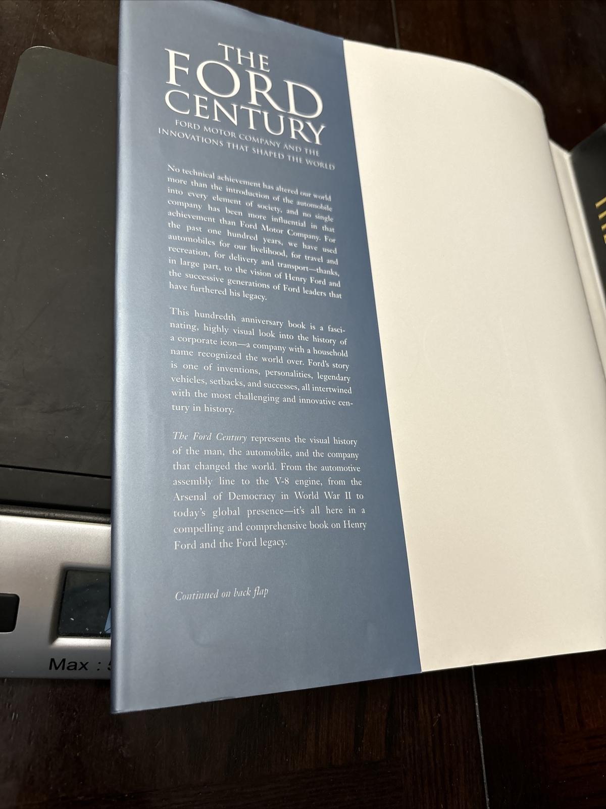 The Ford Century Centennial Edition 100 Years Dust Cover Banham First Edition