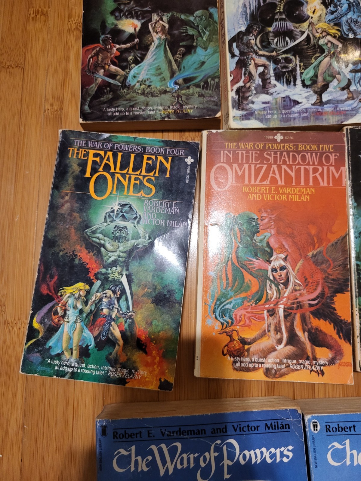 War of Powers books by Robert Vardeman Victor Milan Books 1-6, 1 And 2