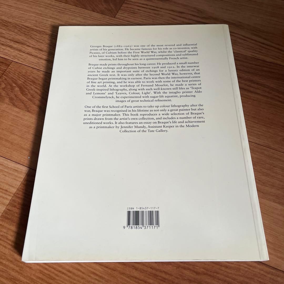 Georges Braque Printmaker Art Book Tate Gallery 80 pages 10.6 x 8.3 in