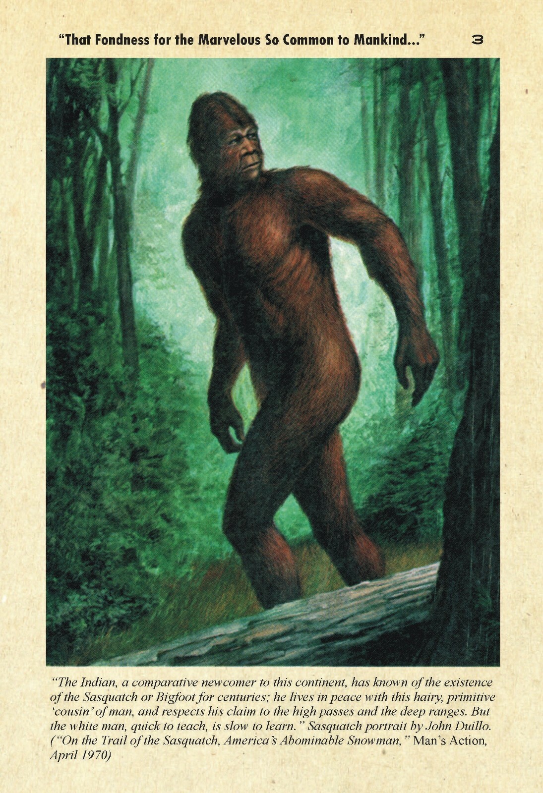 CRYPTOZOOLOGY ANTHOLOGY: classic monster stories & art, BIGFOOT, etc. Paperback