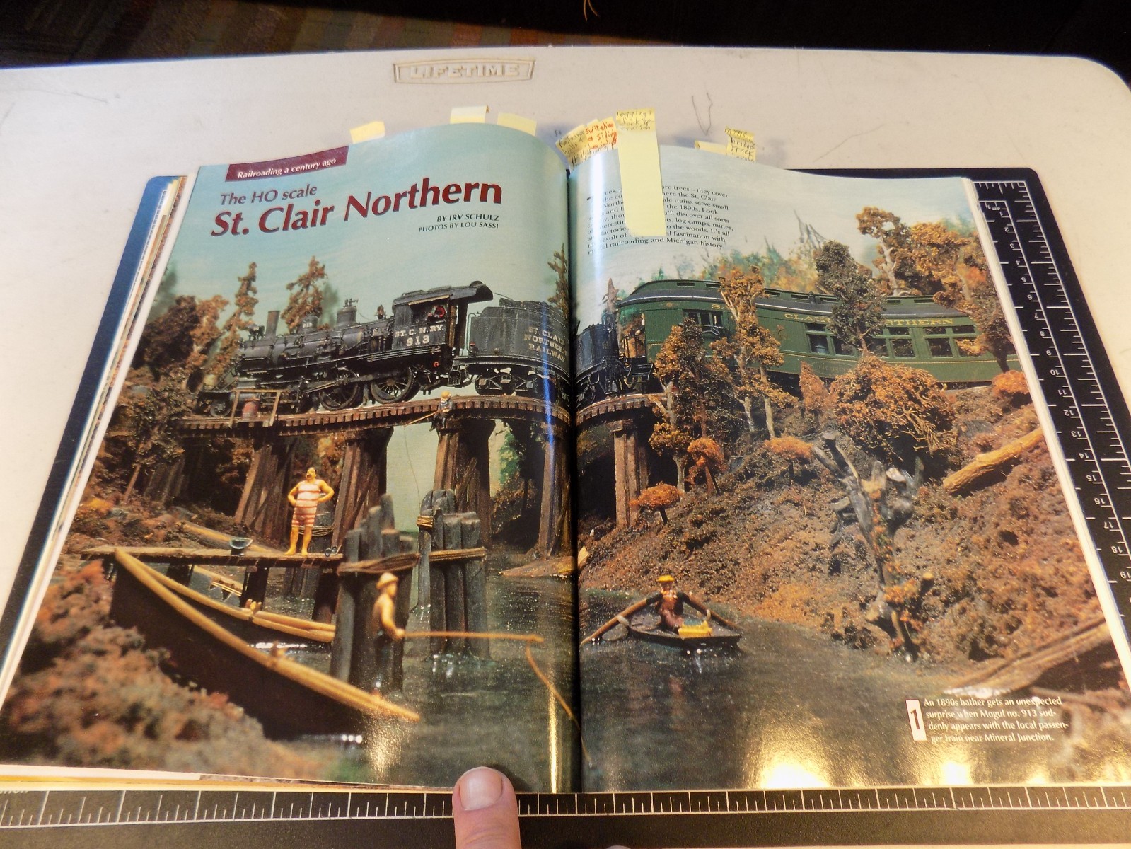 Model Railroader Great Model Railroads, 1995, 8 layouts 98pgs annotated (071554)
