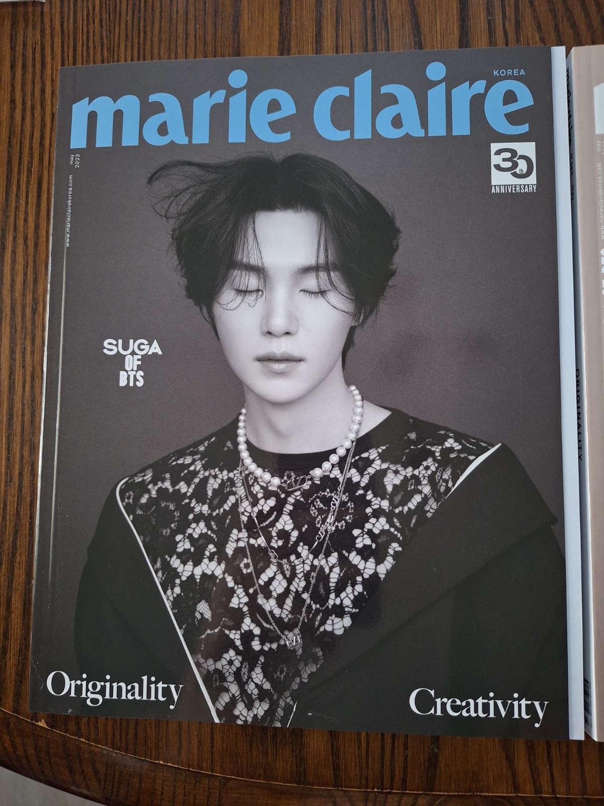 Marie Claire Magazine 30th Anniversary-BTS Suga