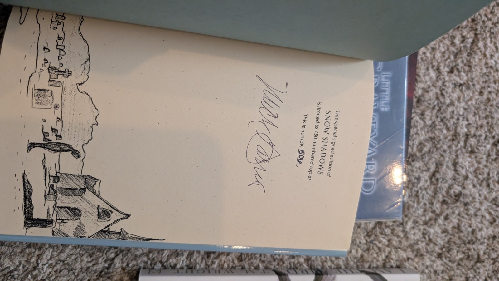 Snow Shadows Signed by Mick Garris Limited Cemetery Dance Novella #506/750