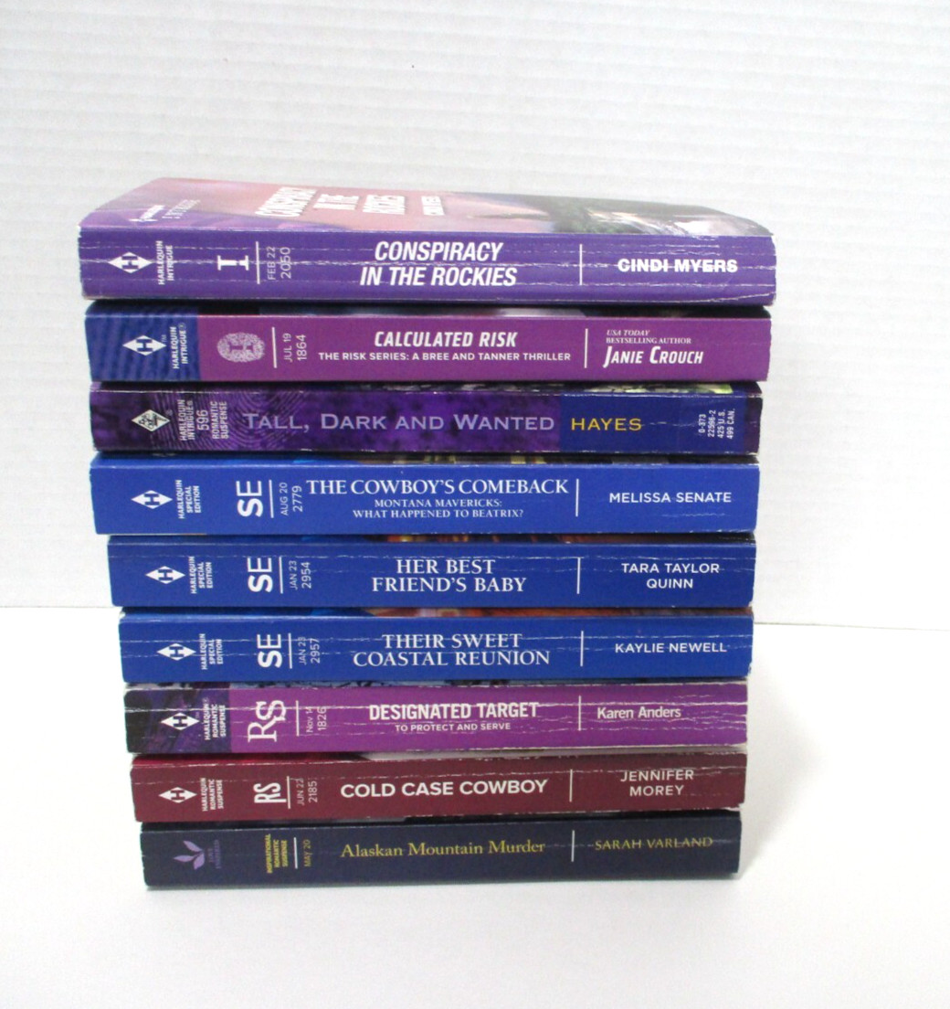 Harlequin Special Ed. & Love Inspired Intrique Suspense PB Summer Reading X 9