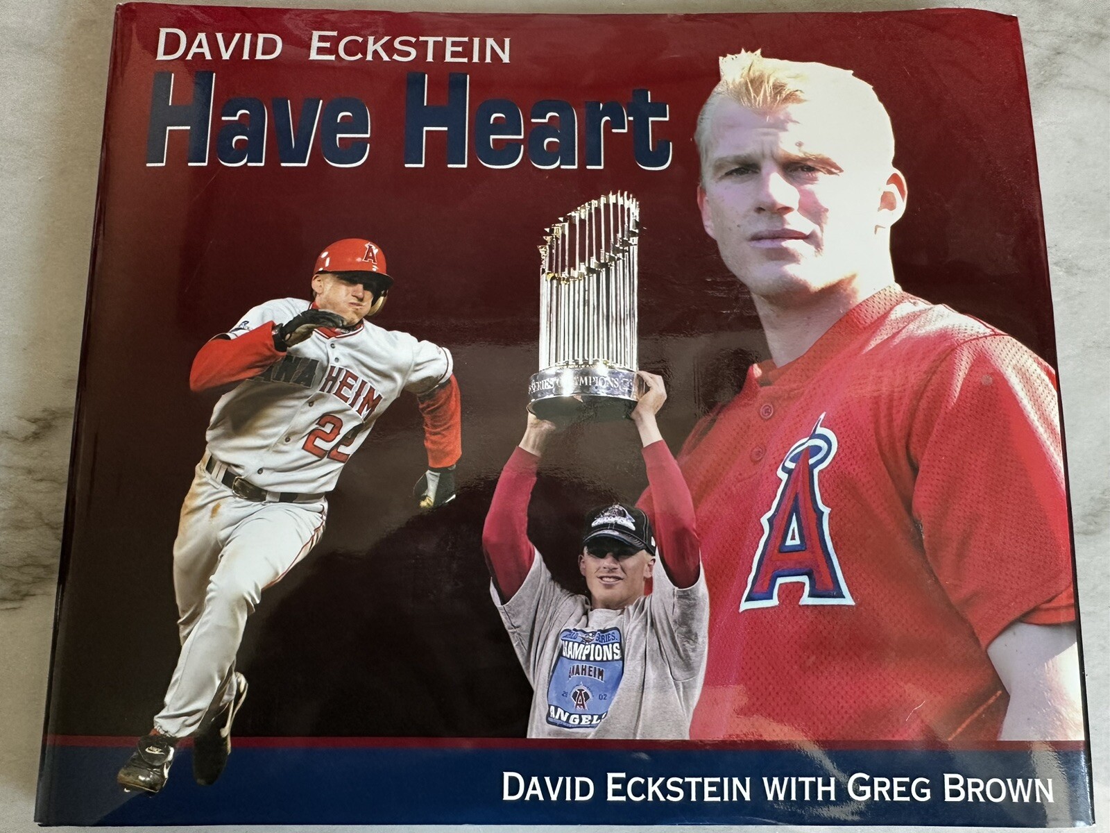 David Eckstein: Have Heart with Greg Brown – Hardcover – SIGNED No COA