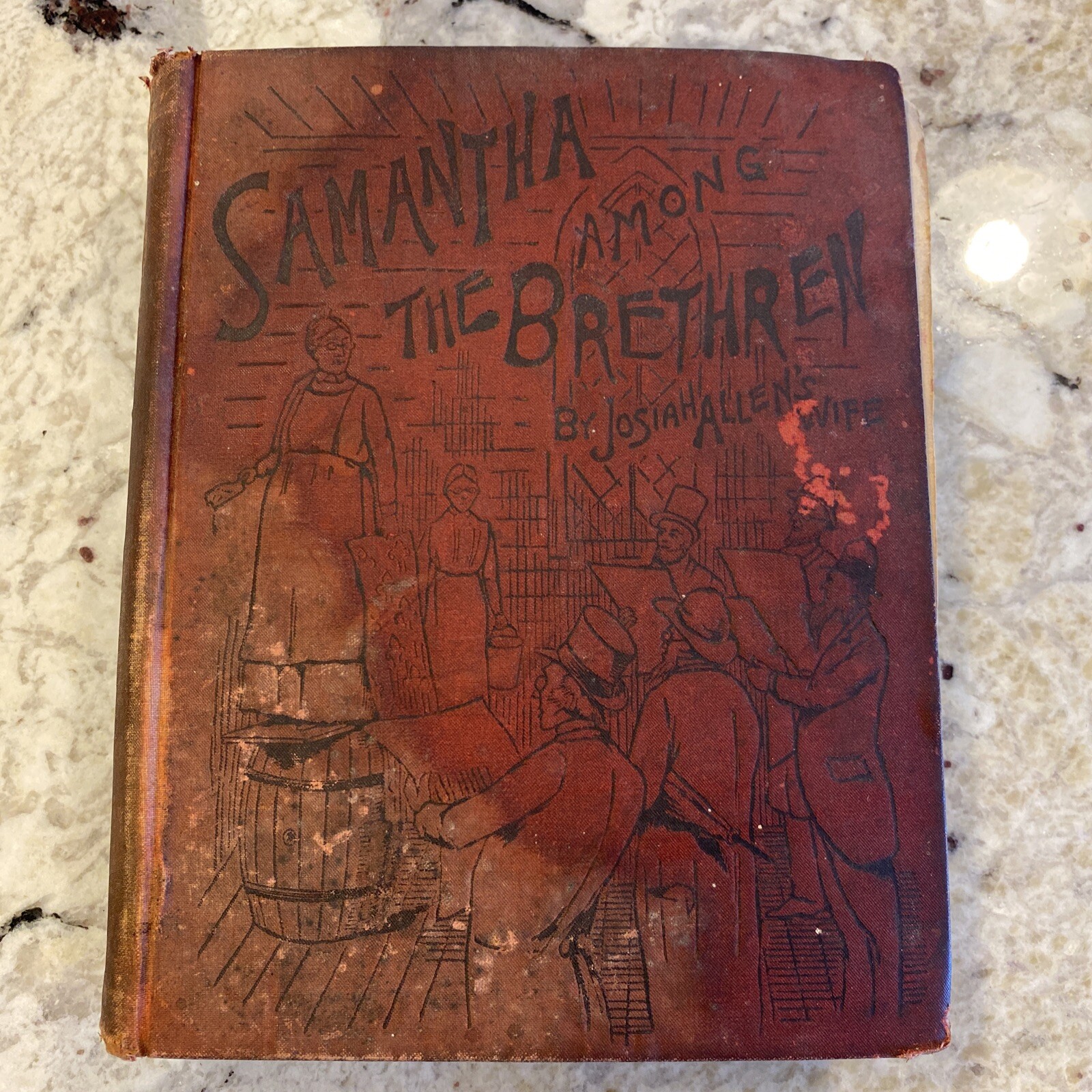 Samantha Among the Brethren by Marietta Holley, Josiah Allen’s Wife (HC), 1892