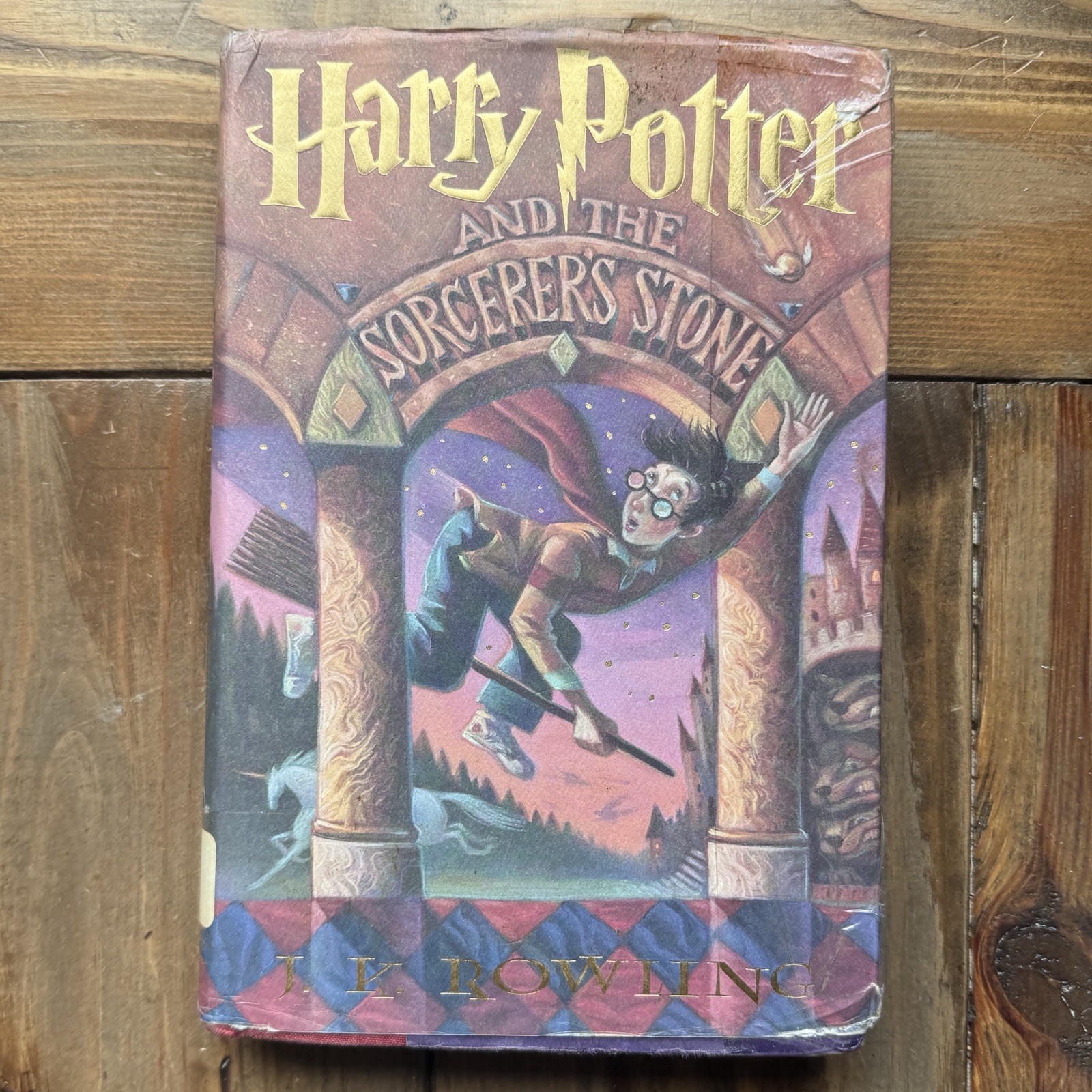 Harry Potter & The Sorcerers Stone – 1998 Hardcover 1st Edition & 38th Printing