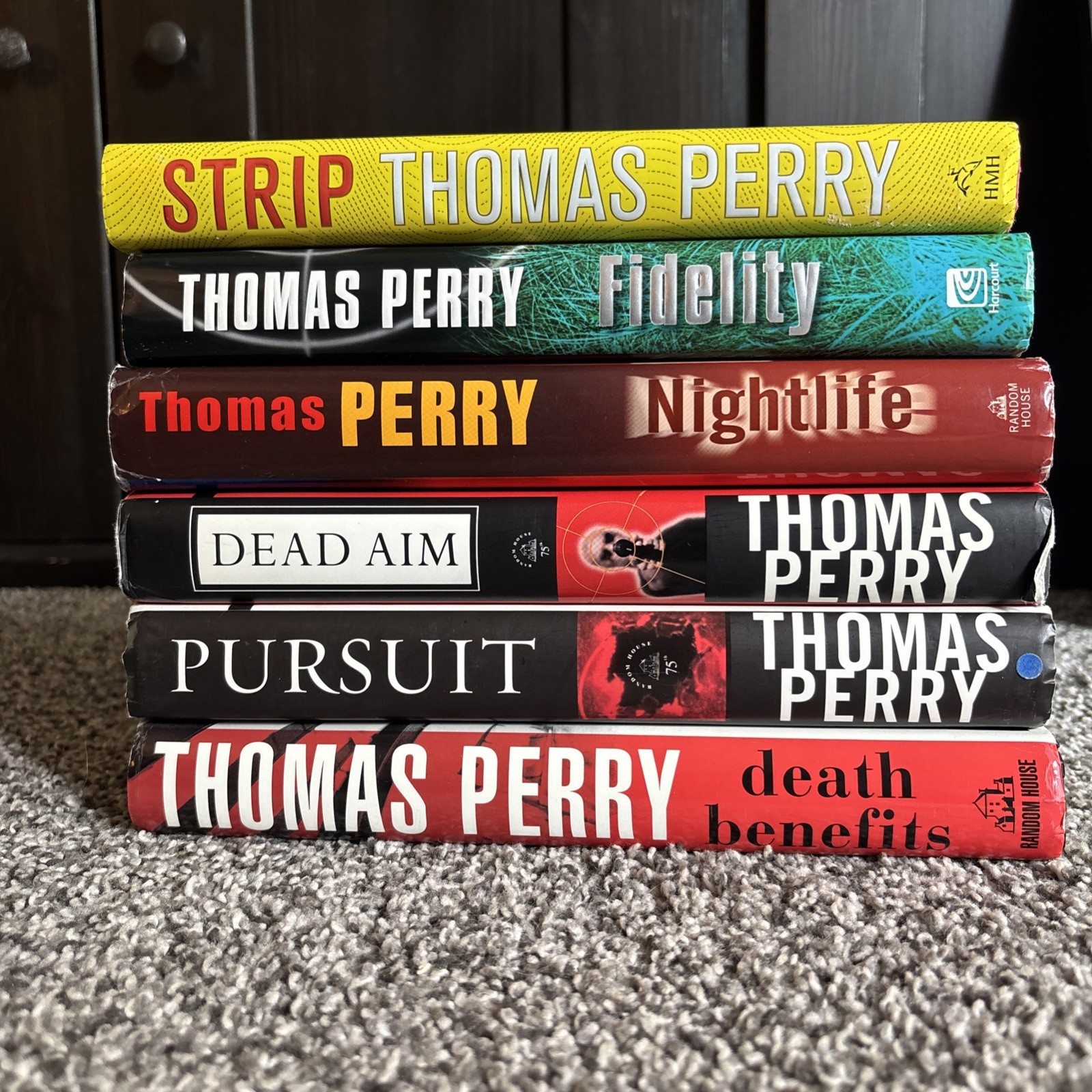 Thomas Perry 6 Standalone Novels. First Edition HCDJ. Early 2000s