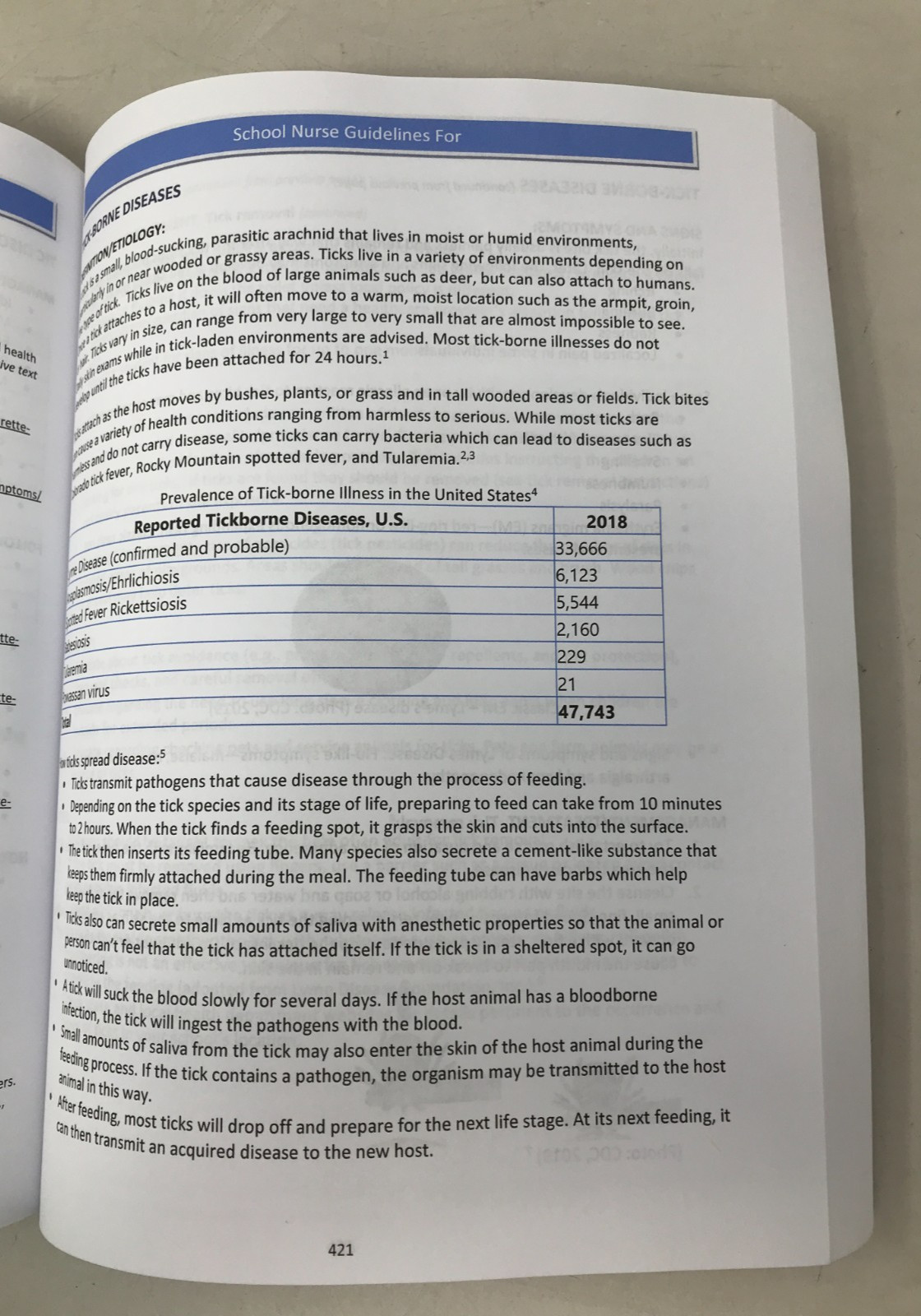 School Nurse Resource Manual, V. Taliaferro (ed), C. Resha (ed), 2020, E-102