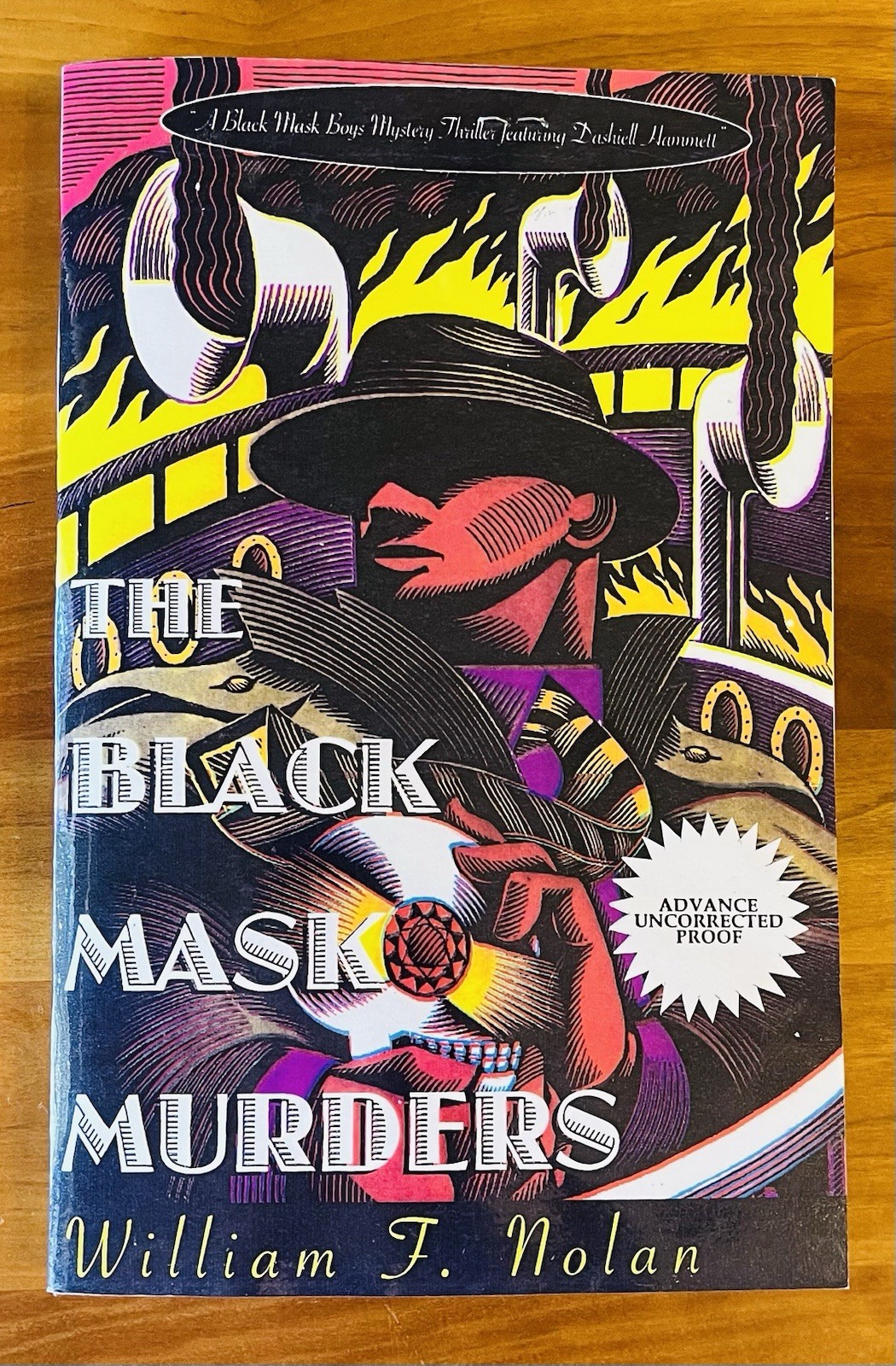 The Black Mask Murders ~ William F. Nolan ~ Dashiell Hammett ~ Adv. Proof ~ 1994
