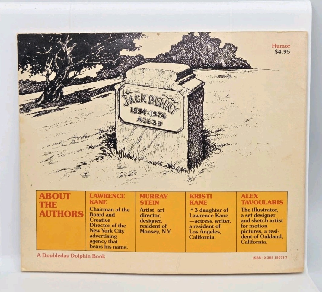 Die laughing Paperback Lawrence Kane, Murray Stein, Kristi Kane Funny Cemetery
