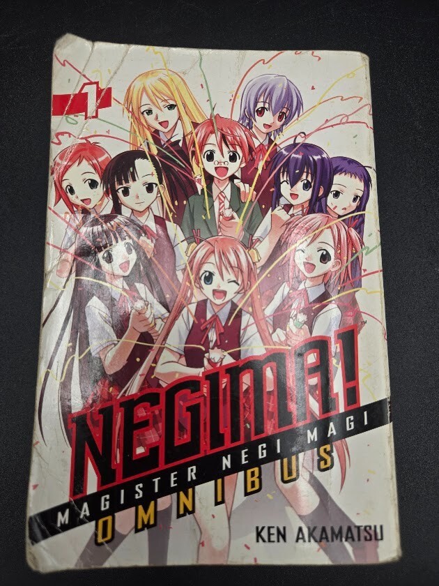 Negima Manga Omnibus Vol. 1 Ken Akamatsu Kodansha Comics English