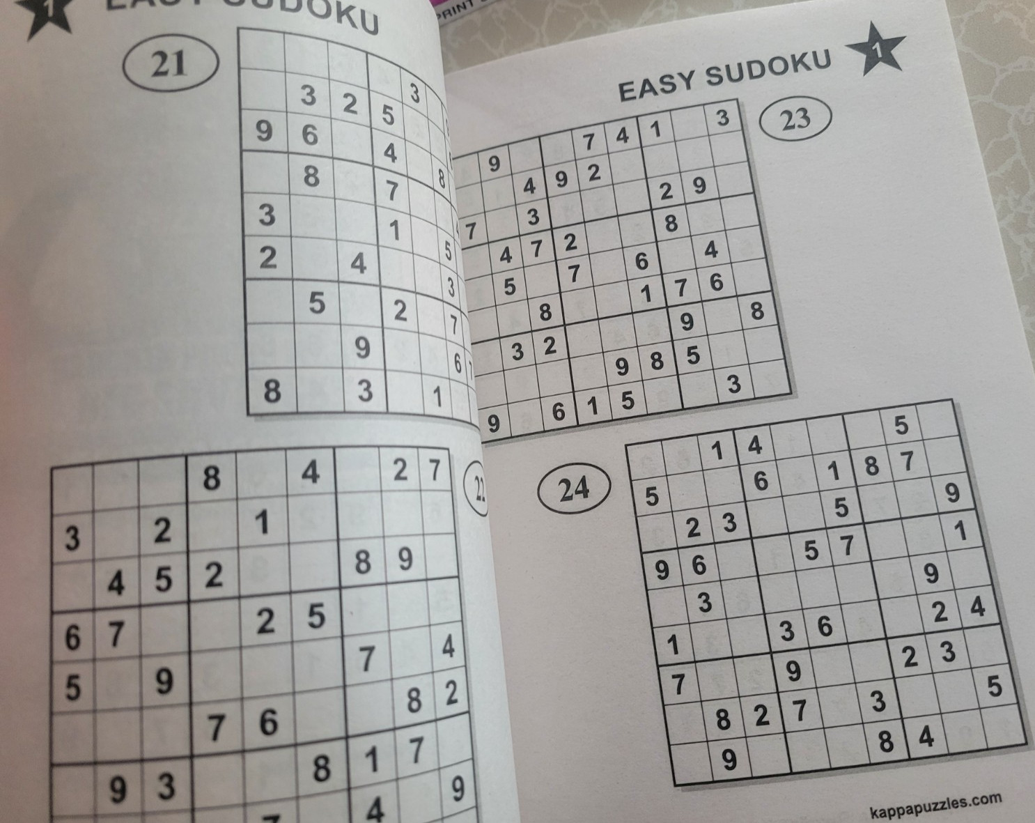 Quality & Large Print Sudoku-Current Dec Issues-Lot of 2 Books Kappa Penny Press