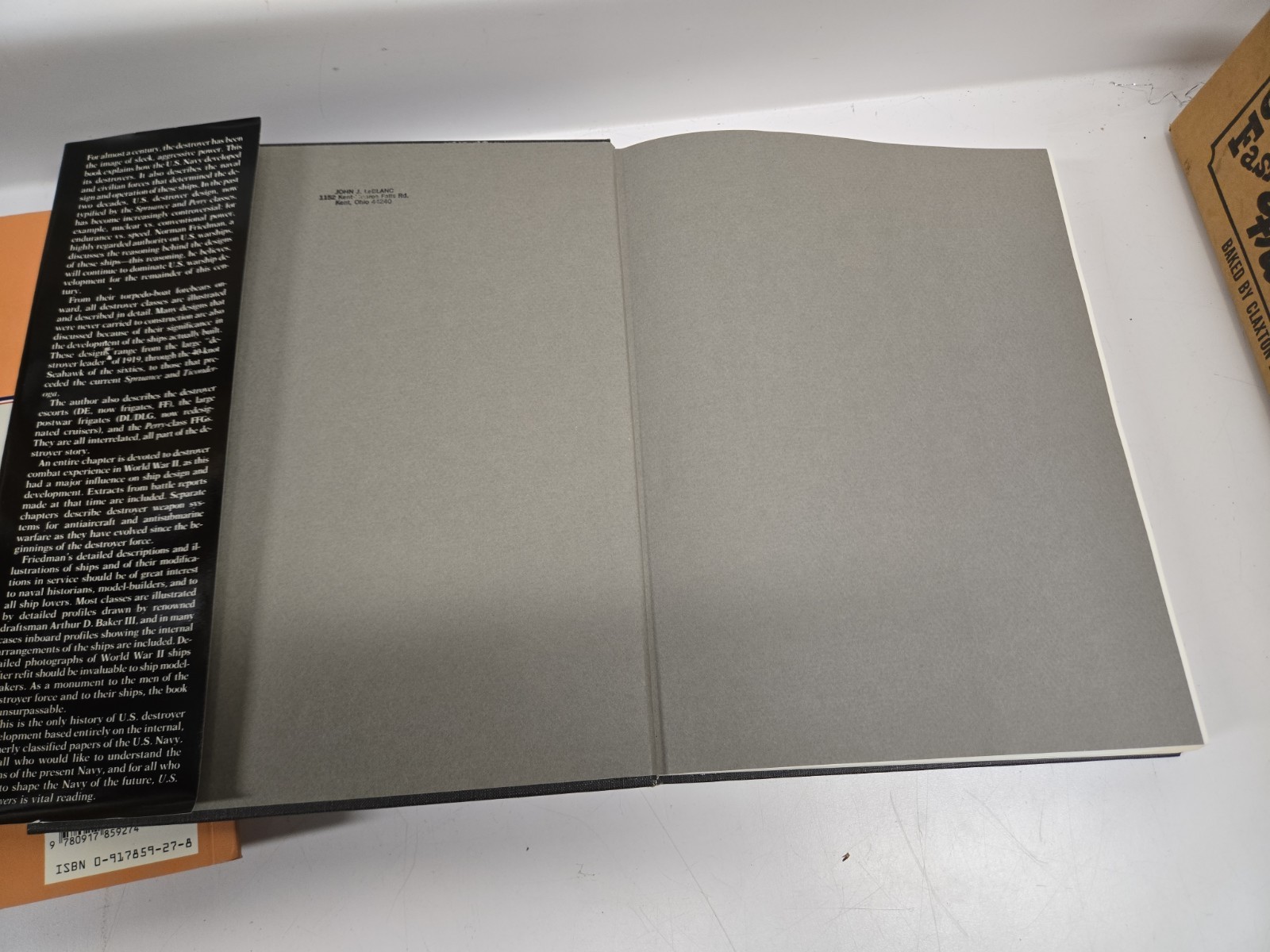 U. S. Destroyers : An Illustrated Design History by Norman Friedman (1982,…