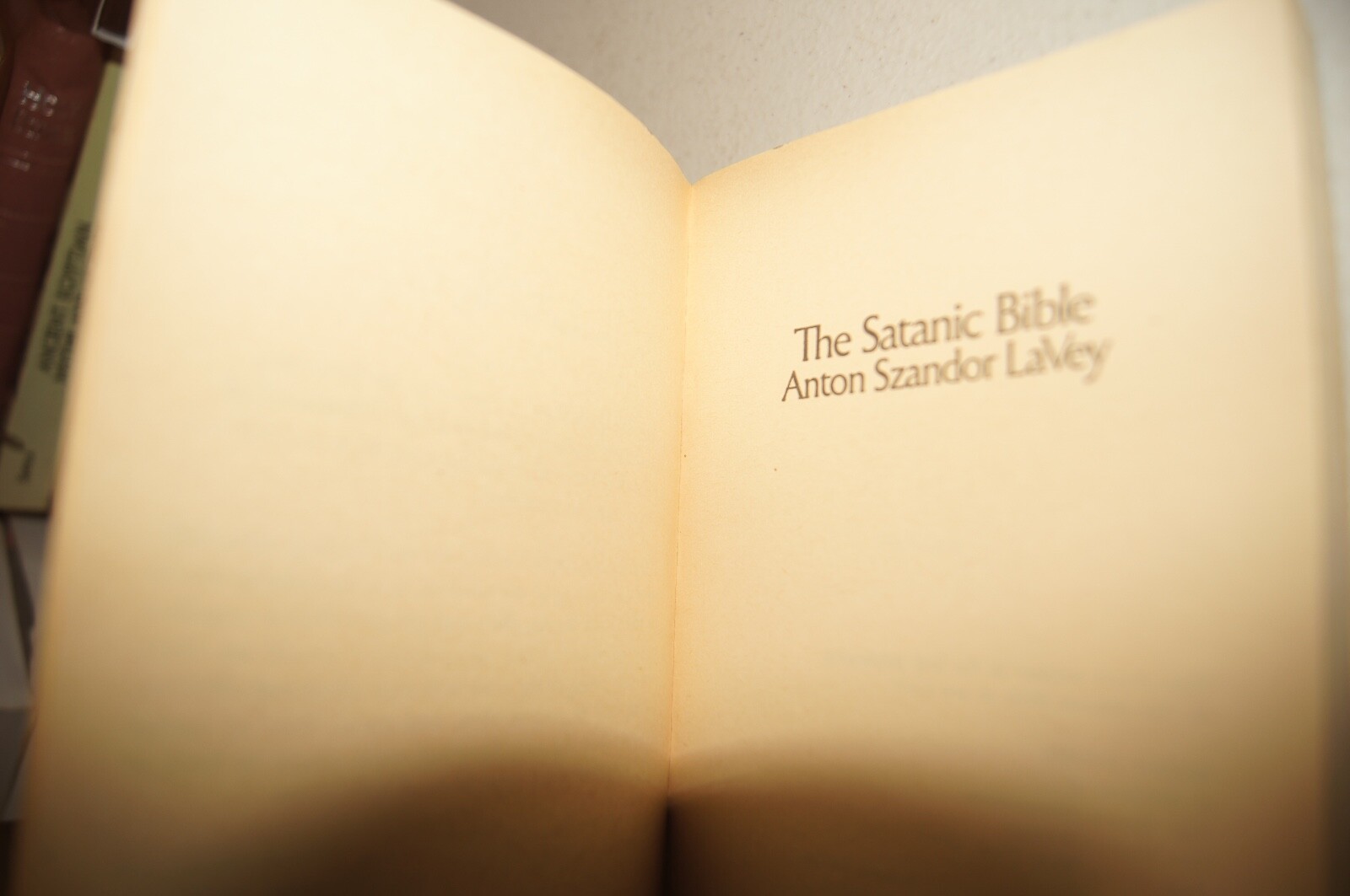 The Satanic Bible Anton LaVey OCCULT SATANISM 1st Ed 1st Printing 1969 Vintage
