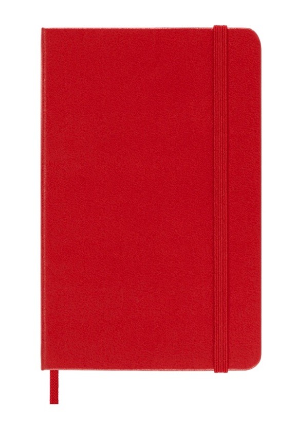 Moleskine Ruled Notebook, Hard Cover, 3.5″ x 5.5″ 192 Lined Pages Red