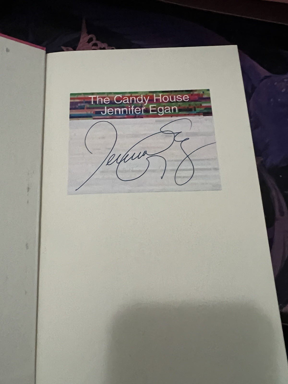 The Candy House by Egan, Jennifer Signed By Author NY Times Bestseller Fiction