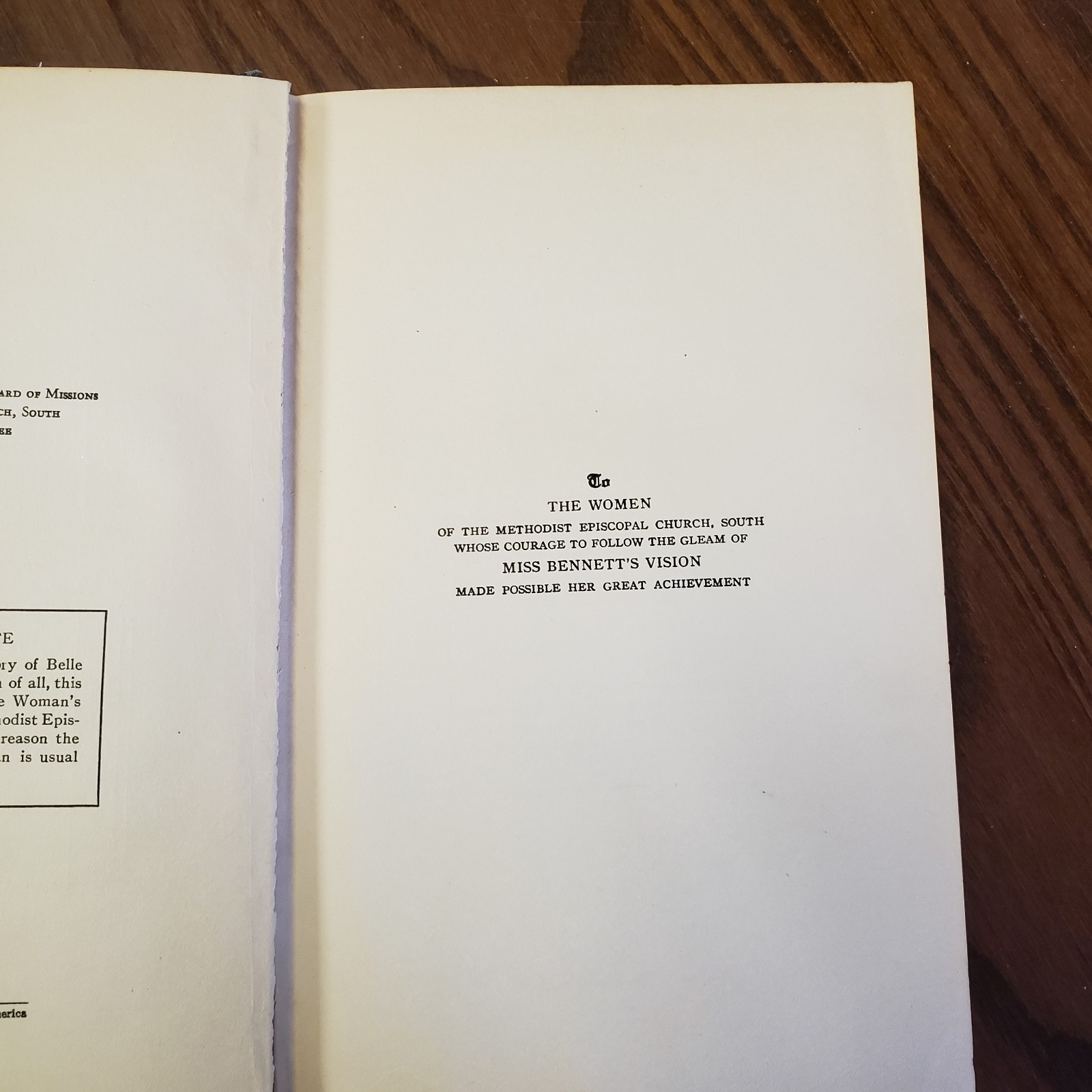 BELLE HARRIS BENNETT: HER LIFE WORK By R. W. Macdonell First Edition