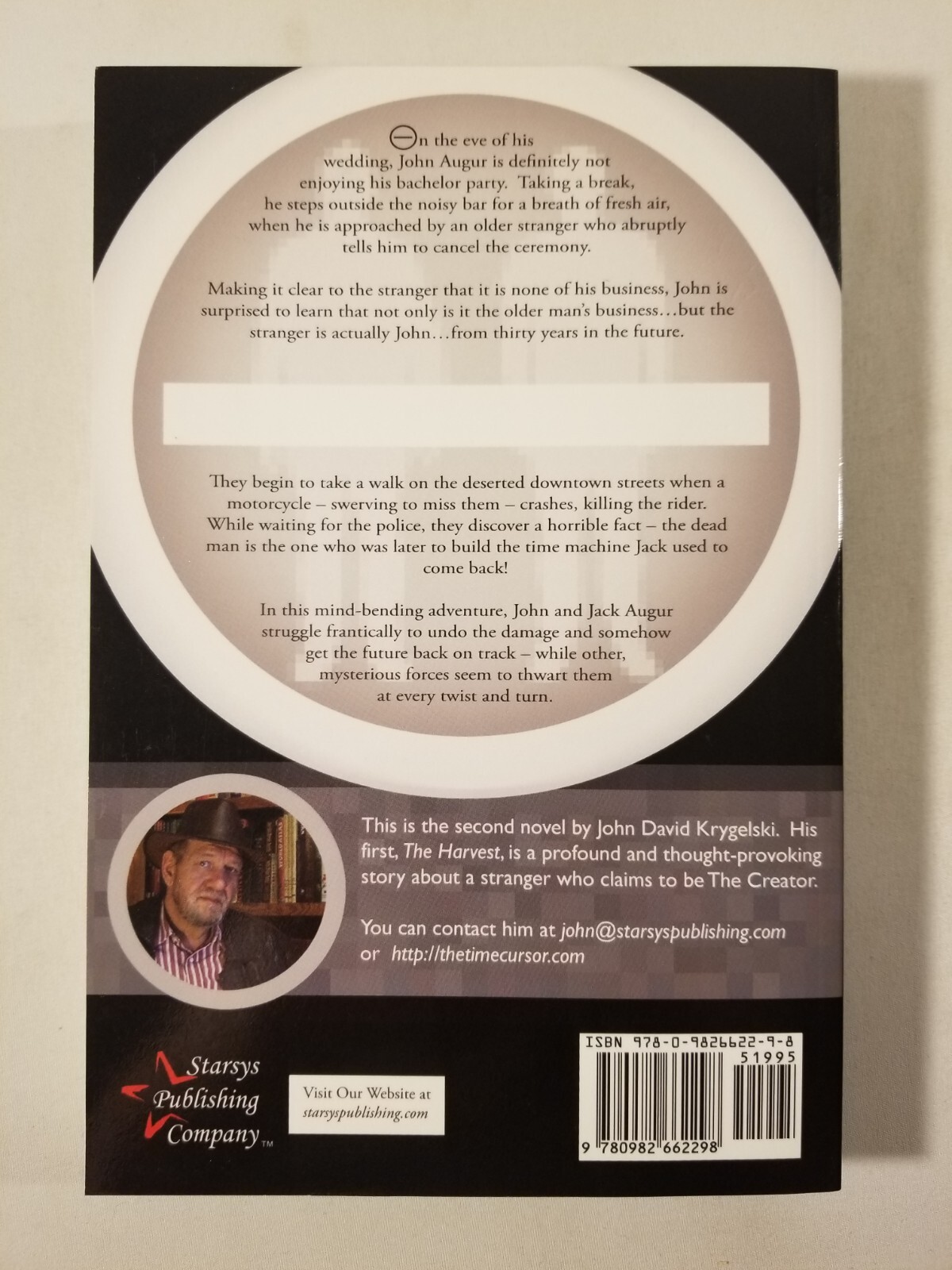 Time Cursor John David Krygelski AUTOGRAPHED Signed 2010 First Edition Paperback