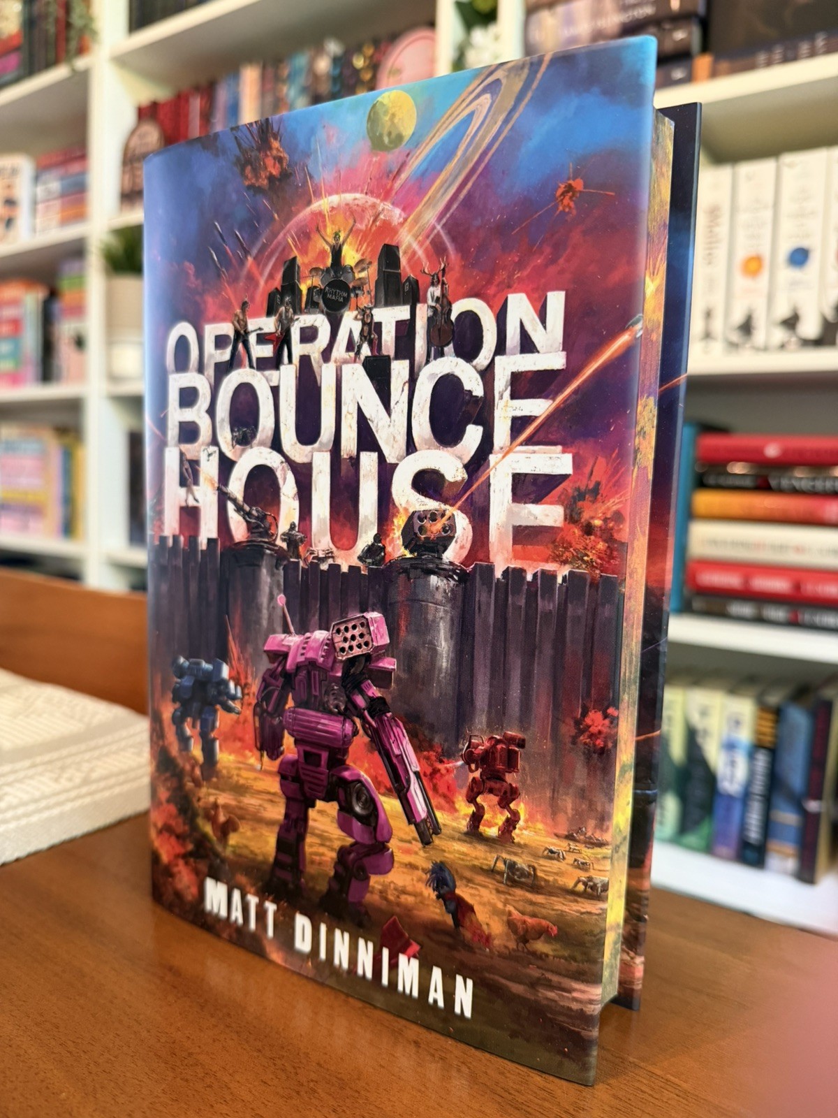 HAND SIGNED Broken Binding Operation Bounce House Matt Dinniman