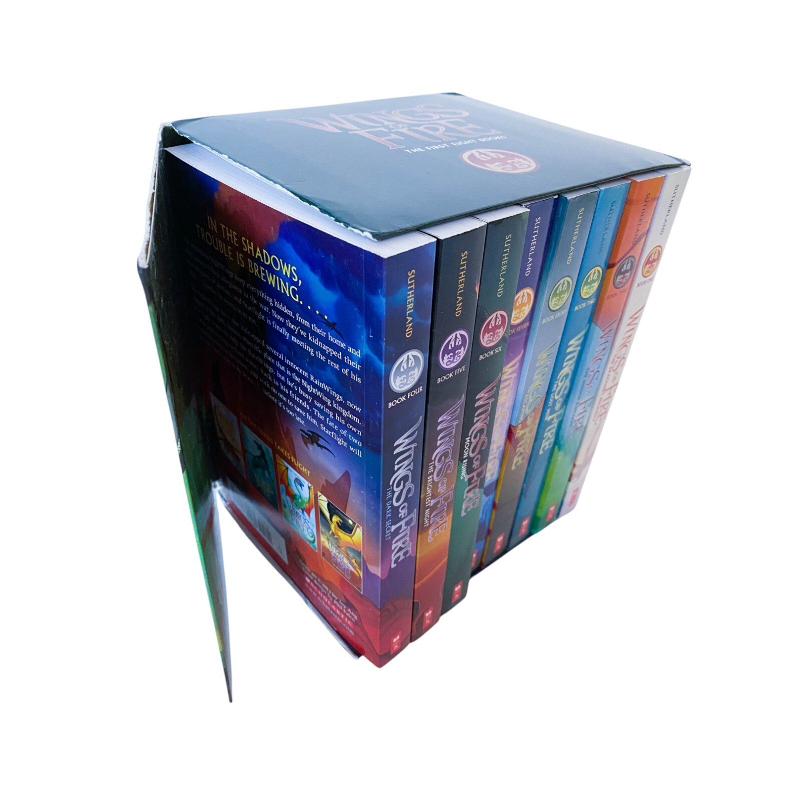 Wings of Fire Sutherland Paperback Book Set Bestselling Series NEW OPENED BOX