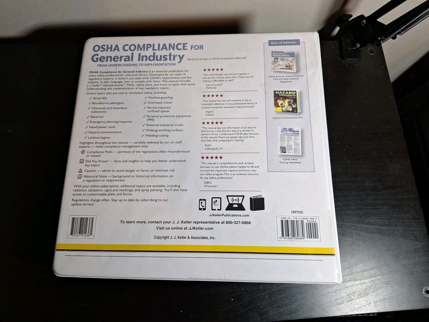 2023 OSHA Rules For General Industry 1910 and Other Regulations Keller SEALED