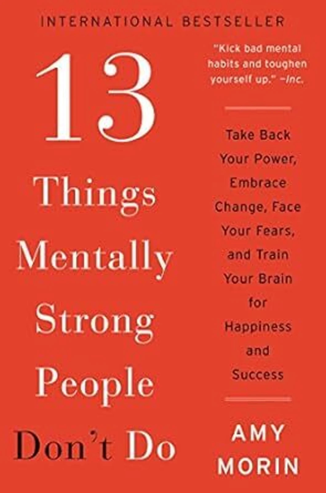 13 Things Mentally strong people don’t do by Amy Morin Paperback !!!
