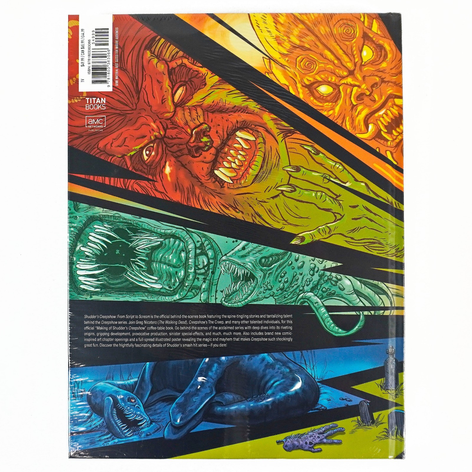 Creepshow: From Script to Scream Standard Edition Hardcover Book -E