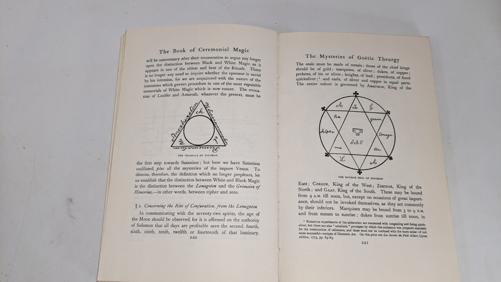 RARE Ceremonial Black Magic by A. E. Waite Occult Ritual Paperback 1969 1st Ed.