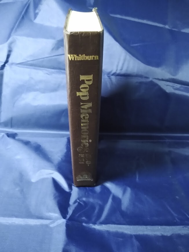 Joel Whitburn’s POP MEMORIES -All the songs from 1890-1954 – Hard Cover