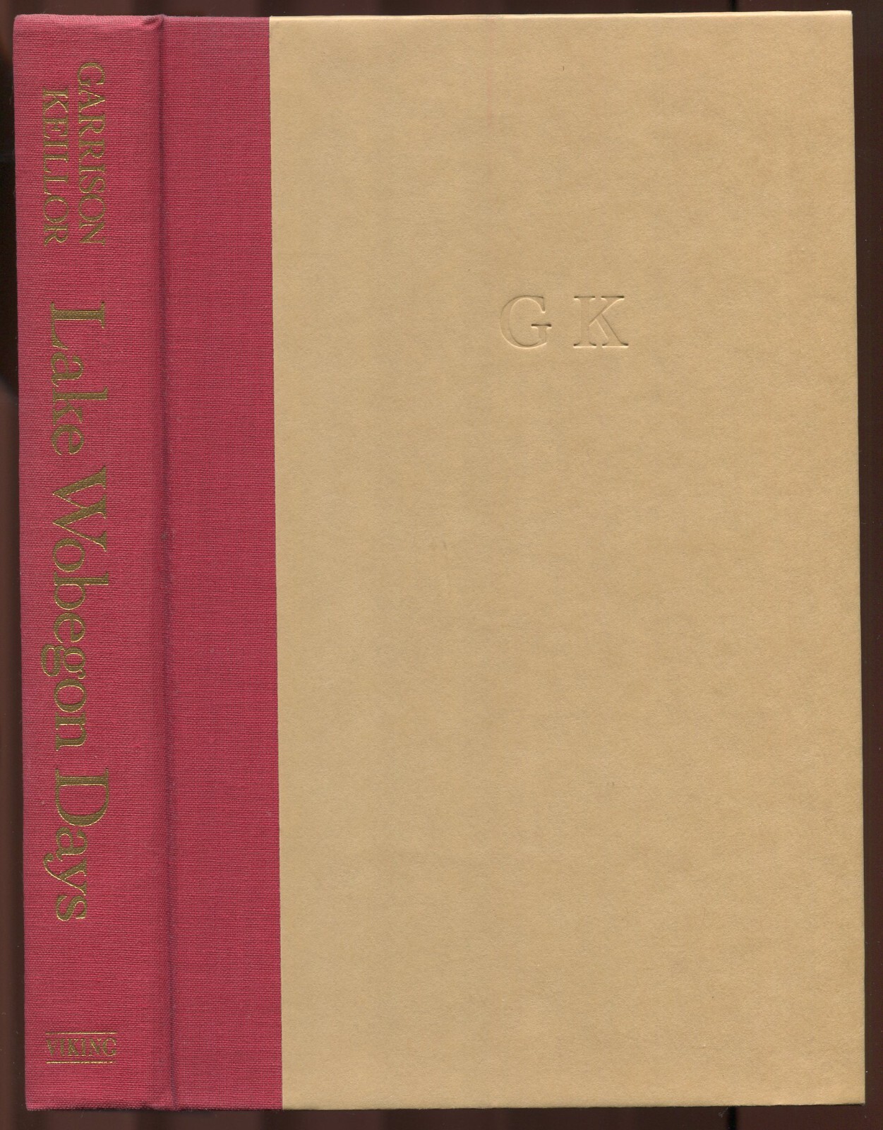 Lake Wobegon Days by Garrison Keillor (True 1st w/ Correction Sticker)