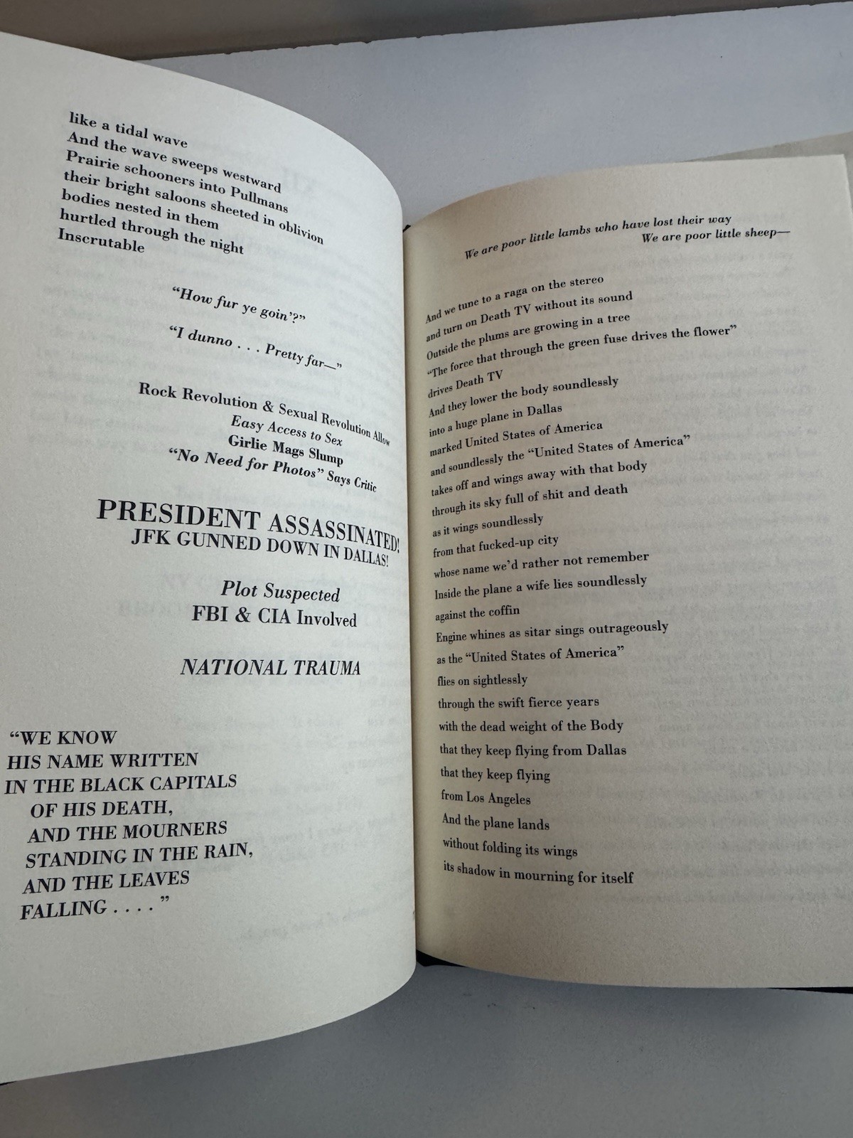 Americus Book I – Lawrence Ferlinghetti – HCDJ VG – Poetry