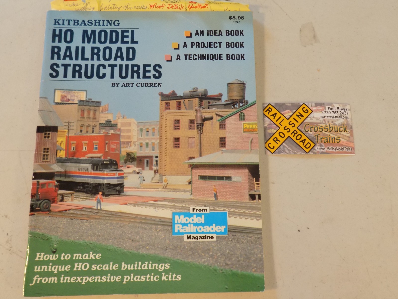 Model Railroader Kitbashing HO Model RR Struct’s Art Curren 1988 76pgs (060621)