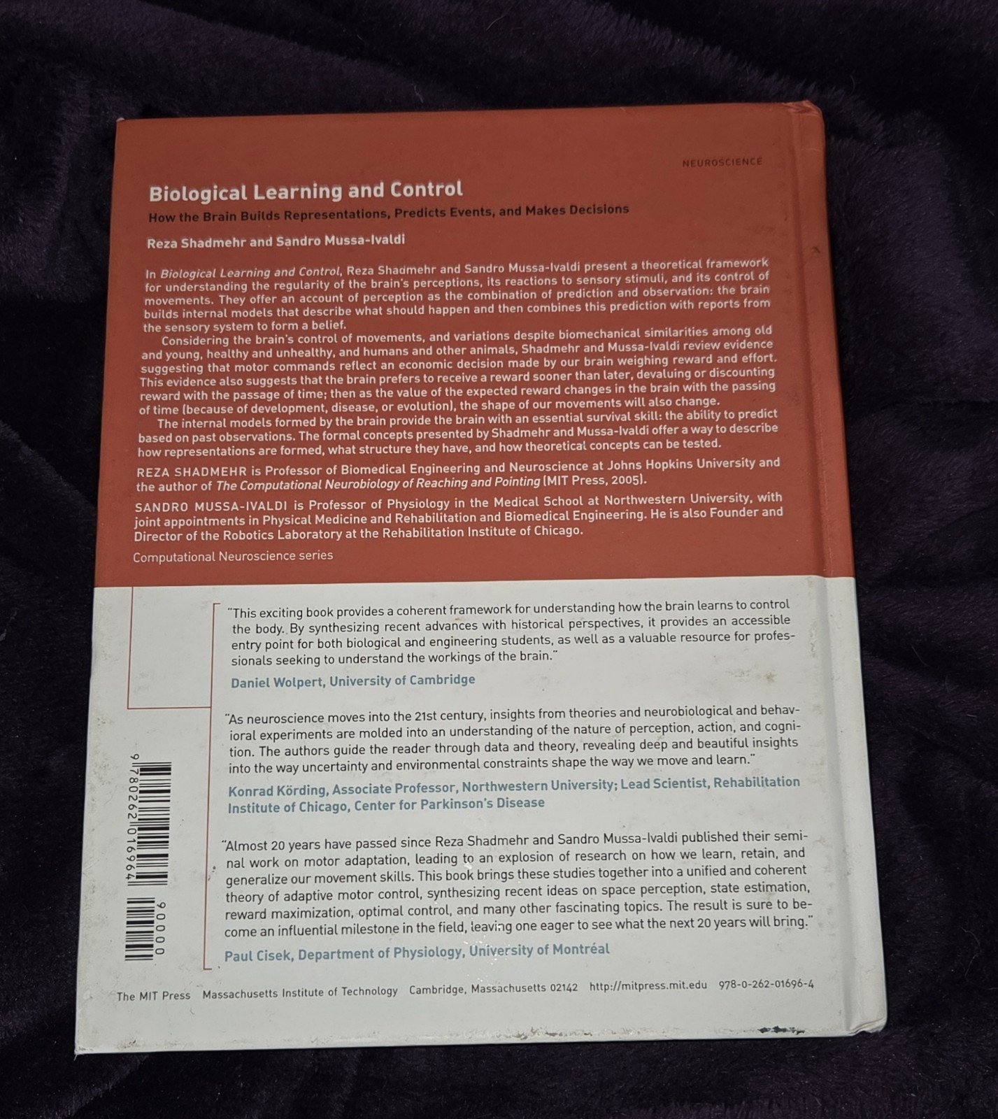 Biological Learning and Control: How the Brain Builds Representations, Pr – GOOD