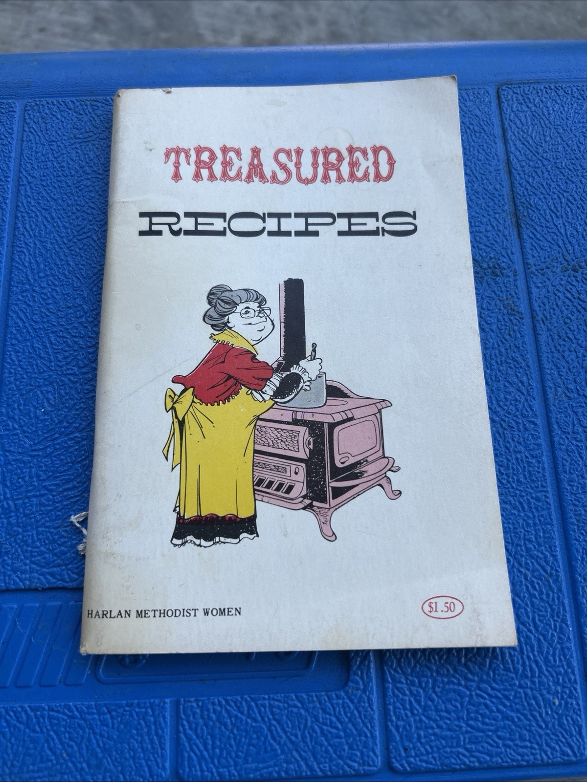 TREASURED RECIPES Harlan United Methodist Church Women 1975 PB Kentucky Cookbook