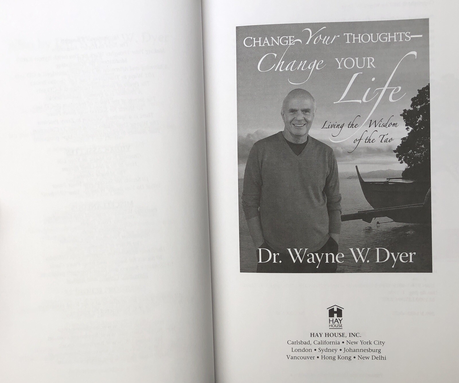 Dr. Wayne W. Dyer Self-Help Inspiration 2-Book Bundle 2009 Hay House HC