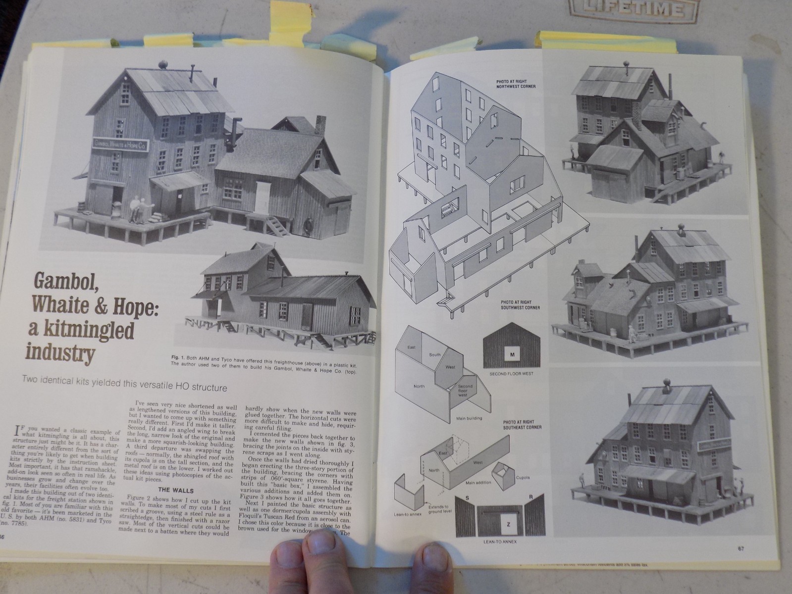Model Railroader Kitbashing HO Model RR Struct’s Art Curren 1988 76pgs (060621)