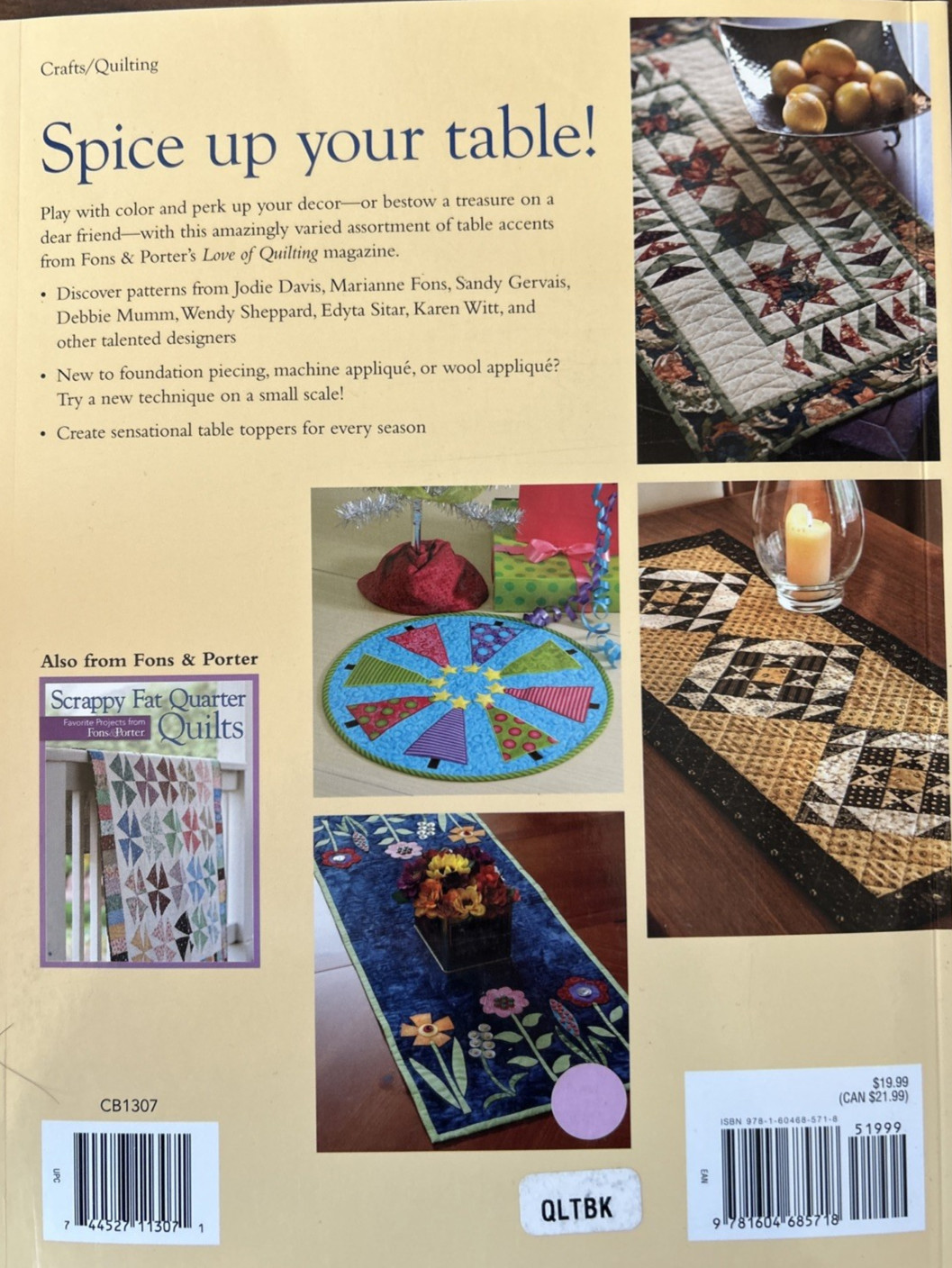 “Table Toppers”: Quilted Projects from Fons & Porter