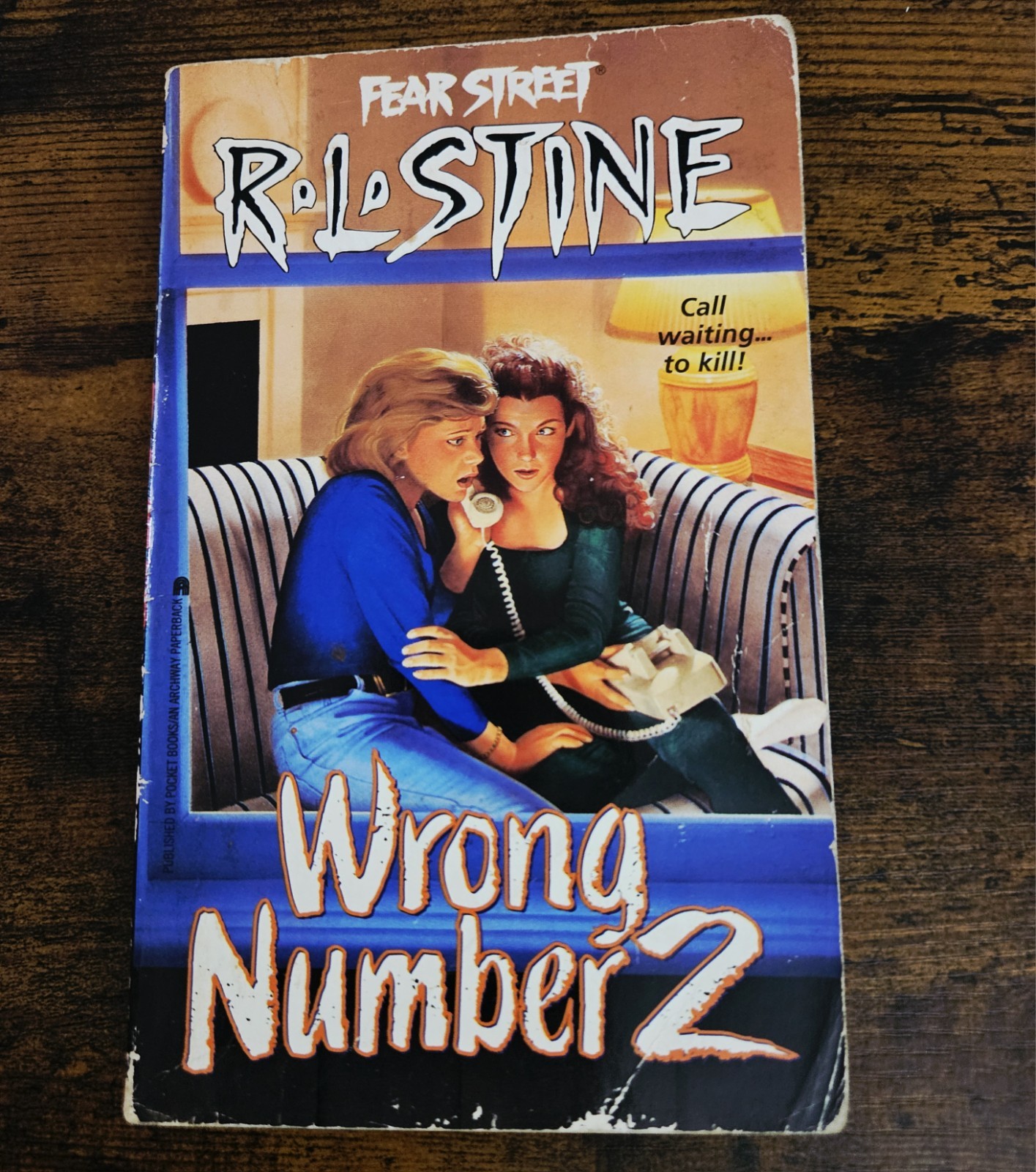 R.L. Stine Fear Street: Wrong Number 2 Paperback 1995 1st Archway Printing
