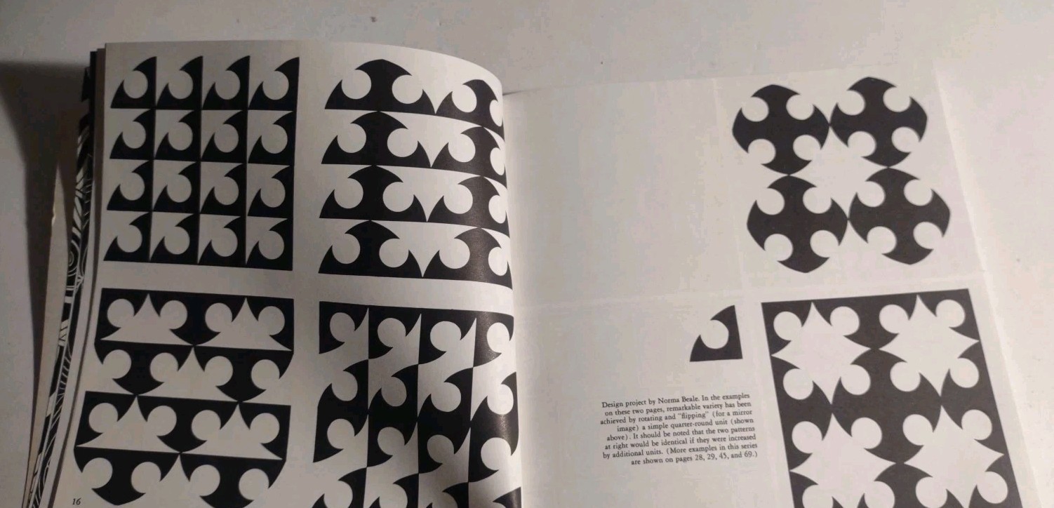 Principles of Pattern Design Paperback Book by Richard M. Proctor. Dover Books.