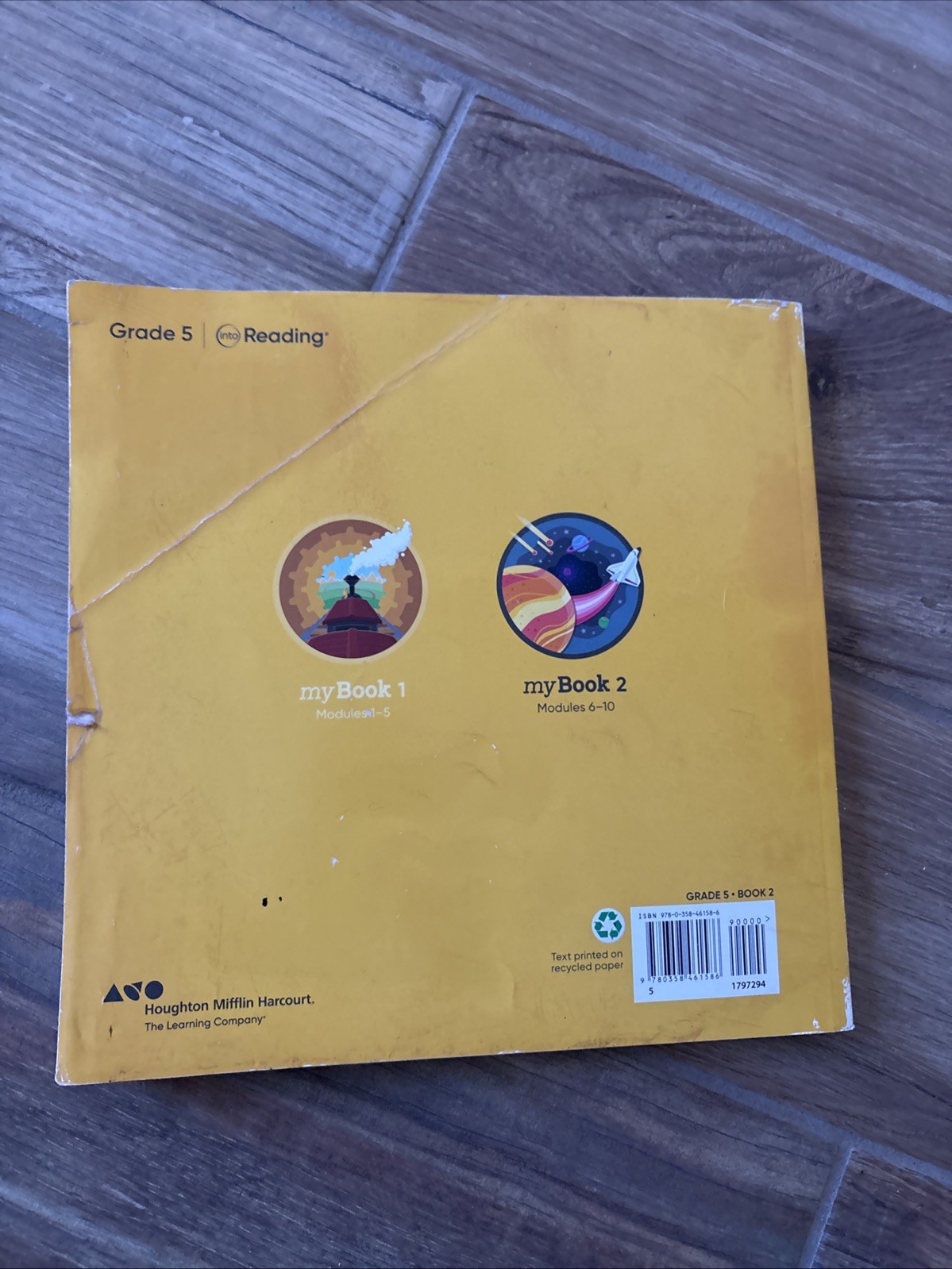 5th Grade 5 HMH Into Reading MyBook Set Volumes 1-2 Student Edition Teaching PAL