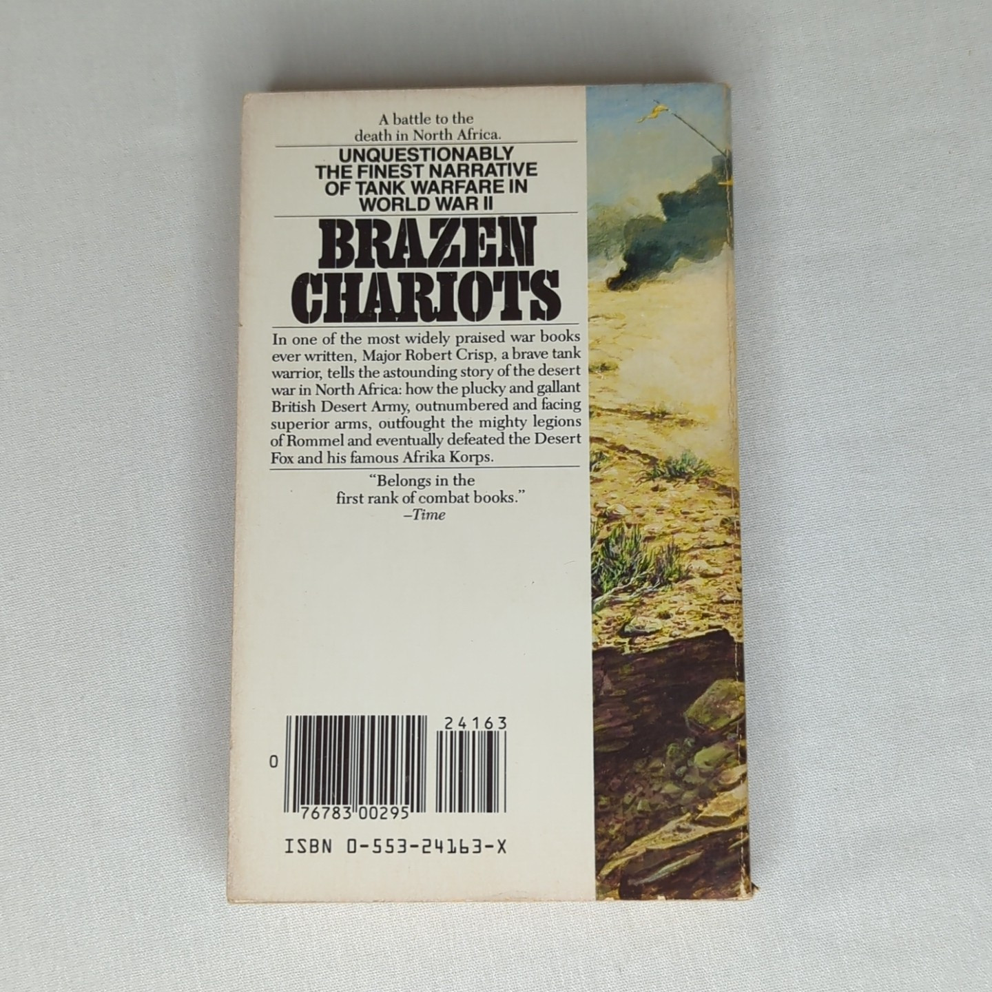 Brazen Chariots Crisp, Robert A Bantam War Book 4th Print 1984