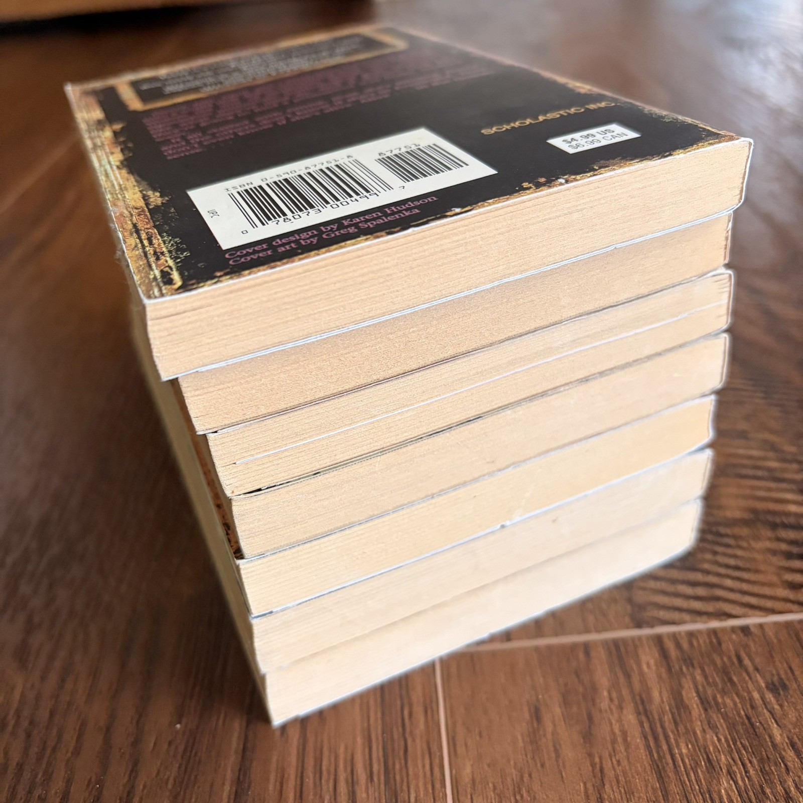 Everworld 7 Book Lot Set K.A. Applegate books 2-8 of series
