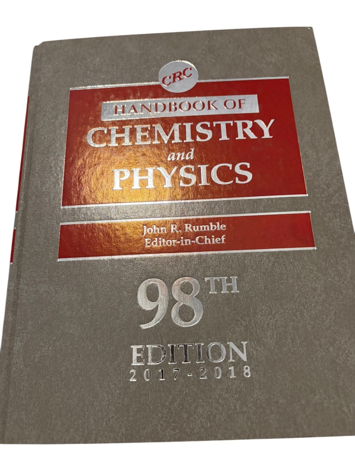 CRC Handbook of Chemistry & Physics 98th Ed 2017-2018 Rumble CRC Press