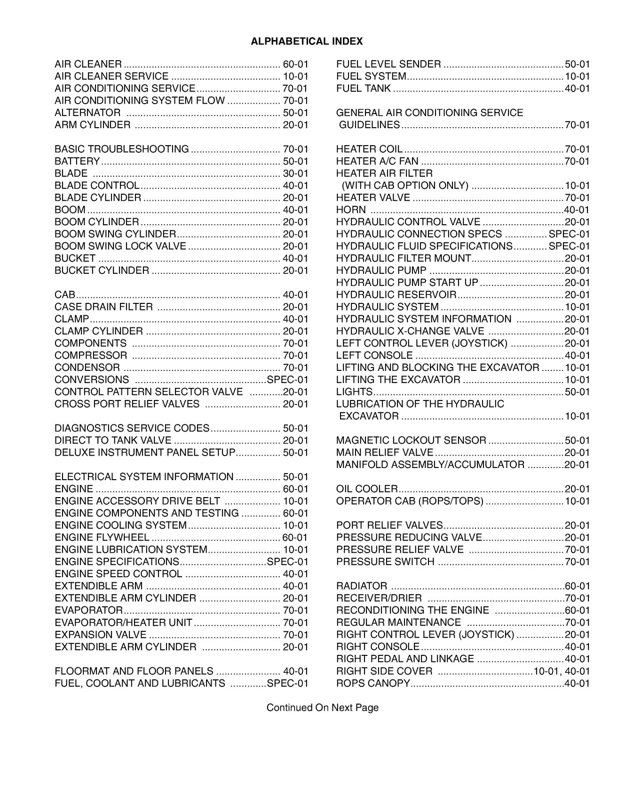 BOBCAT 331 331E Compact Excavator Service Manual SN AACS11001 Up, FOLDOUTS