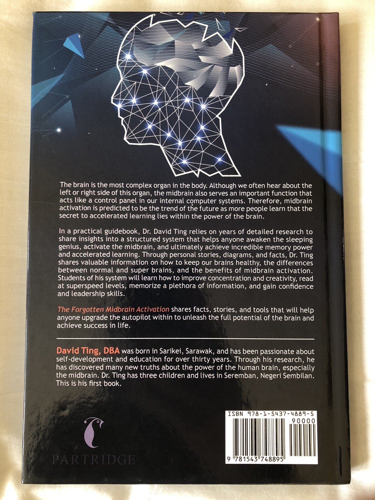 The Forgotten Midbrain by David Cs Ting HC defect of book shown in the picture