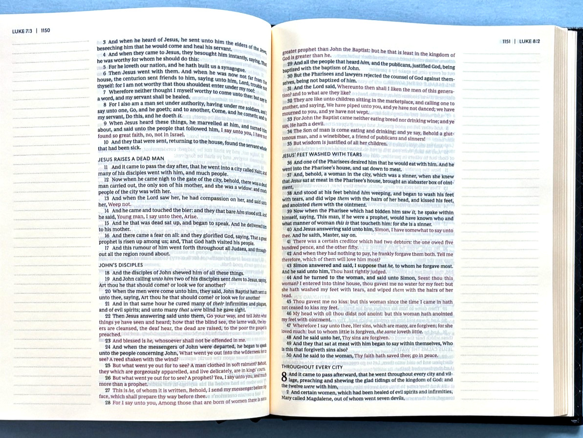 Holy Bible : King James Version, Black, Journal the Word Bible, Red Letter Ed…